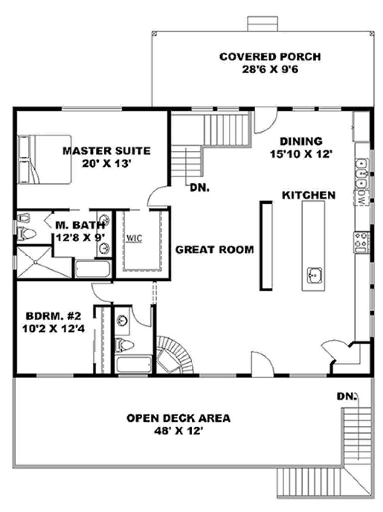 House Plan House Plan #17942 Drawing 1
