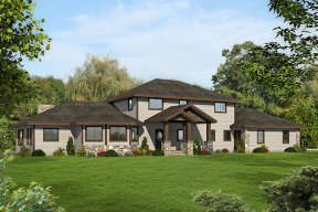 European House Plan #039-00699 Elevation Photo
