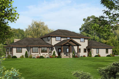 3 Bed, 4 Bath, 5925 Square Foot House Plan - #039-00699