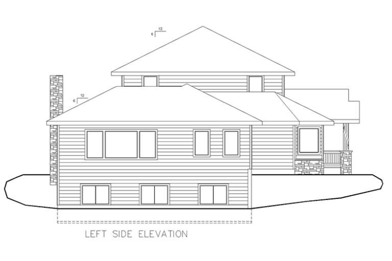 European House Plan #039-00699 Elevation Photo