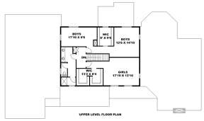 Upper for House Plan #039-00699