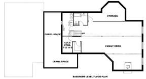Basement for House Plan #039-00699