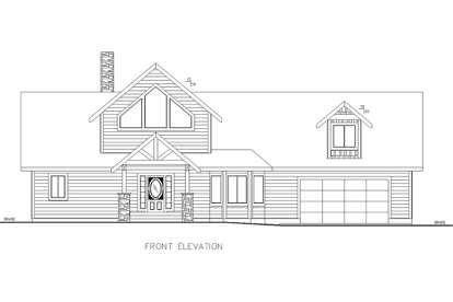 Mountain House Plan #039-00700 Elevation Photo