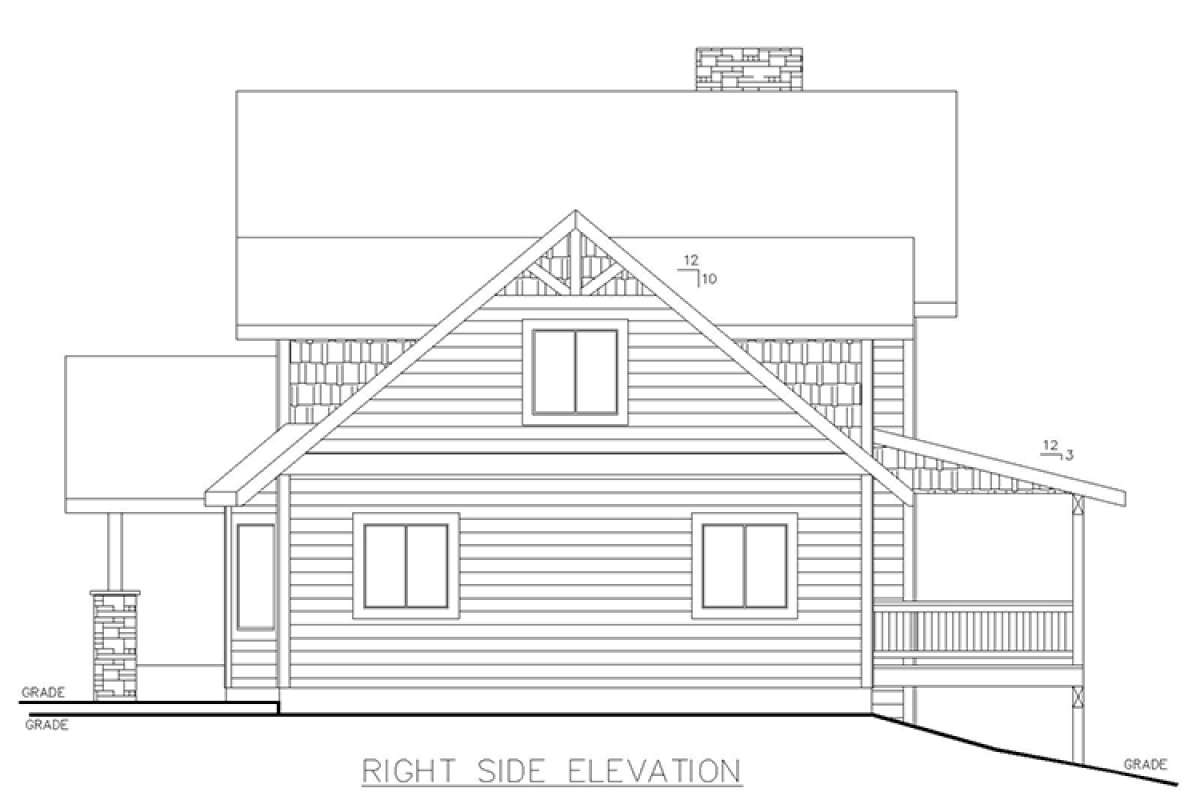 Mountain House Plan #039-00700 Elevation Photo