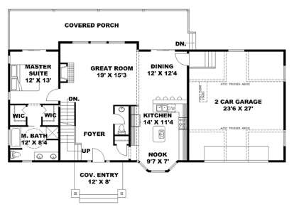 House Plan House Plan #17944 Drawing 1