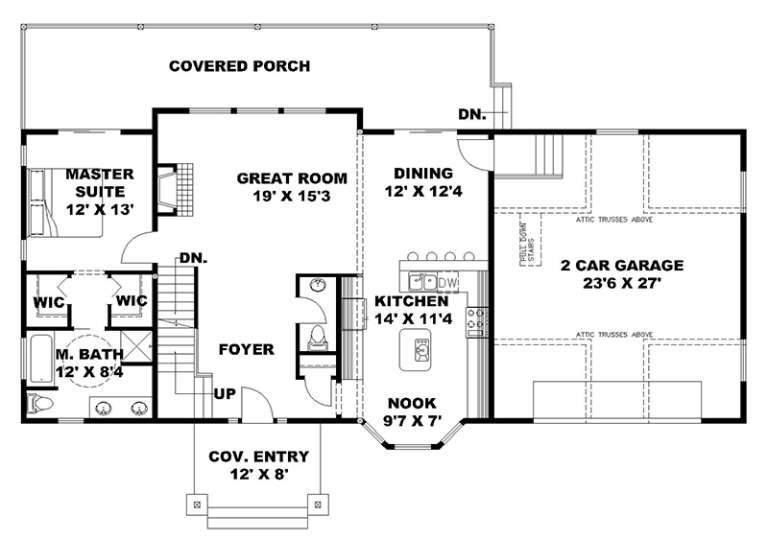 House Plan House Plan #17944 Drawing 1