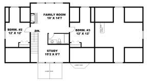 Upper for House Plan #039-00700