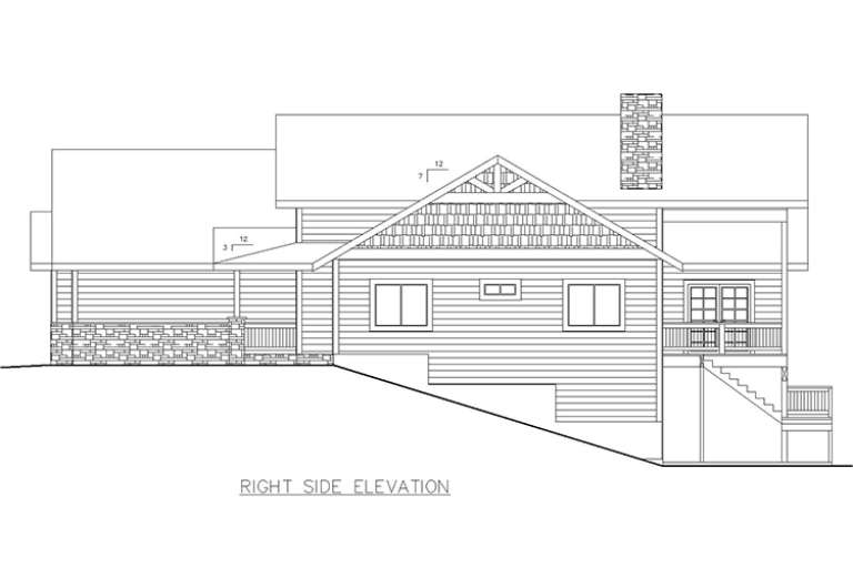 Craftsman House Plan #039-00701 Elevation Photo