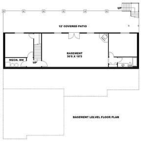 Basement for House Plan #039-00701