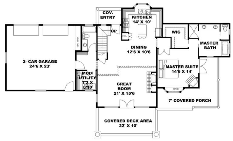 House Plan House Plan #17946 Drawing 1
