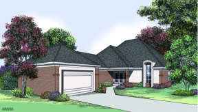 Traditional House Plan #048-00105 Elevation Photo
