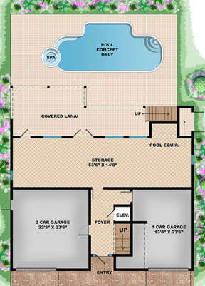 Lower for House Plan #1018-00260