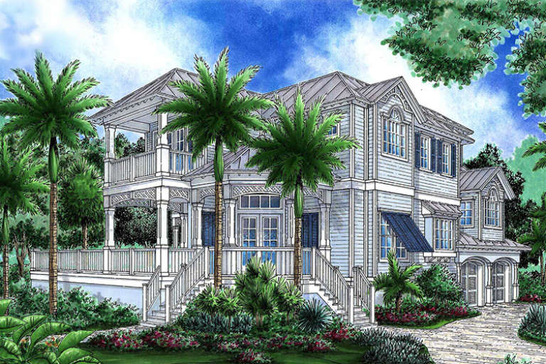 Coastal Plan - 4,473 Square Feet, 4 Bedrooms, 4.5 Bathrooms | Floor ...