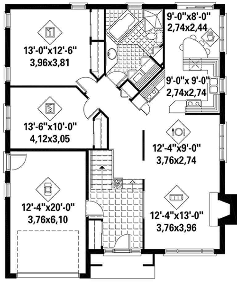House Plan House Plan #17953 Drawing 1