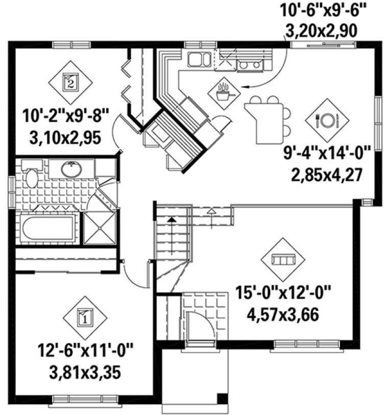 House Plan House Plan #17957 Drawing 1