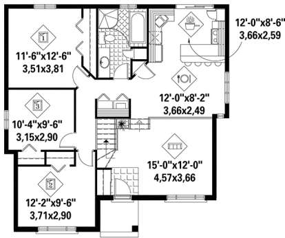 House Plan House Plan #17959 Drawing 1