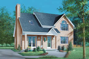 Traditional House Plan #6146-00263 Elevation Photo