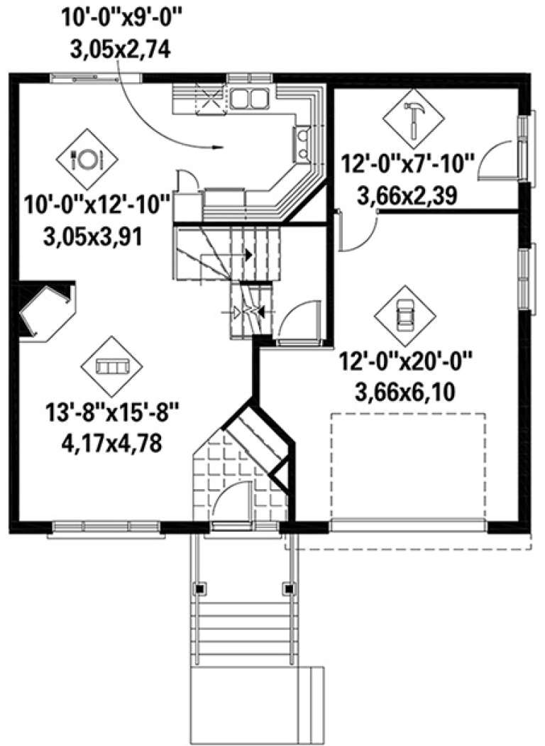 House Plan House Plan #17961 Drawing 1