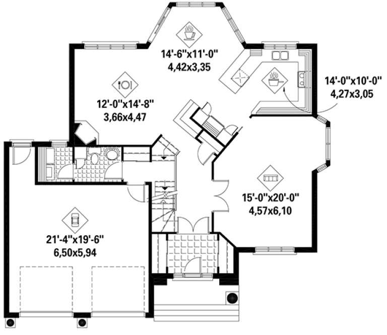 House Plan House Plan #17963 Drawing 1