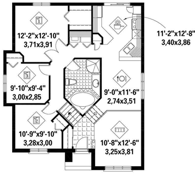 House Plan House Plan #17969 Drawing 1
