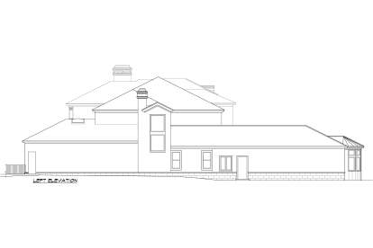Mediterranean House Plan #5445-00253 Elevation Photo