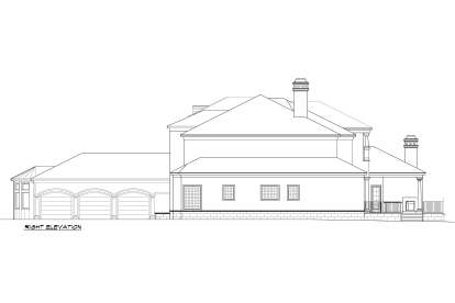 Mediterranean House Plan #5445-00253 Elevation Photo