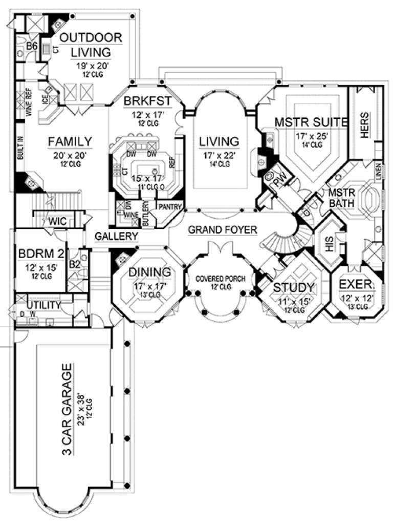 House Plan House Plan #17975 Drawing 1