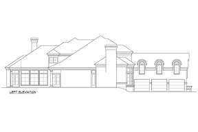 European House Plan #5445-00254 Elevation Photo