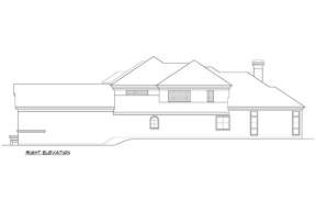 European House Plan #5445-00254 Elevation Photo