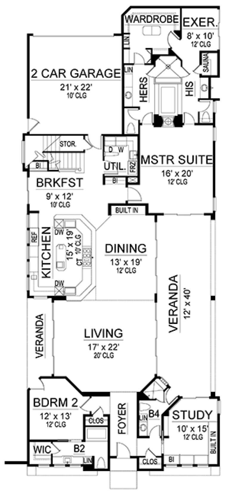 House Plan House Plan #17980 Drawing 1