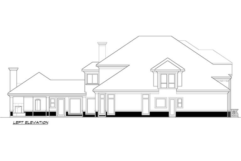 European House Plan #5445-00260 Additional Photo