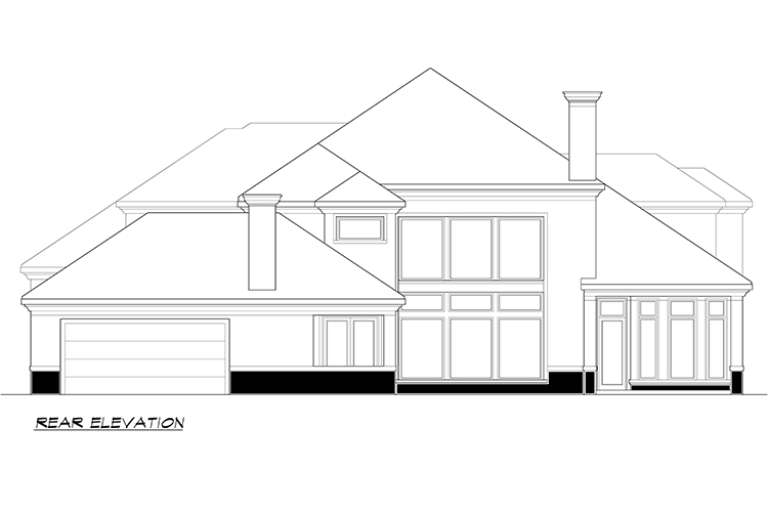 European House Plan #5445-00260 Additional Photo