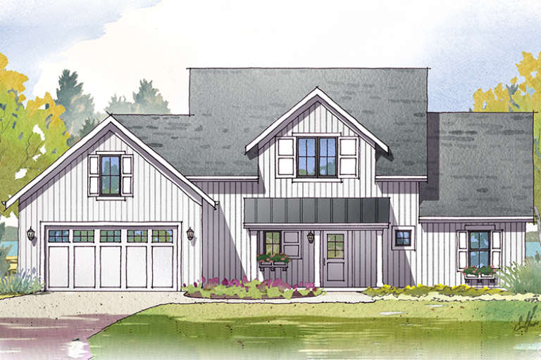 Traditional House Plan #1637-00126 Elevation Photo