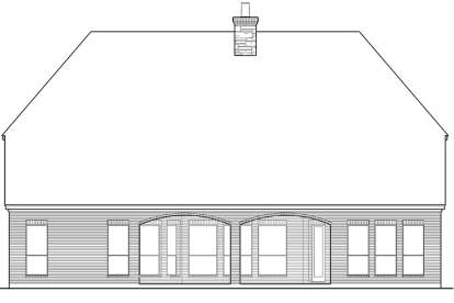 European House Plan #5445-00262 Elevation Photo