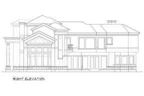 European House Plan #5445-00265 Elevation Photo