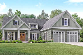 Craftsman House Plan #041-00144 Elevation Photo
