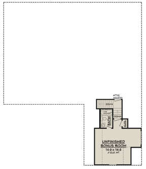 Bonus Room for House Plan #041-00144
