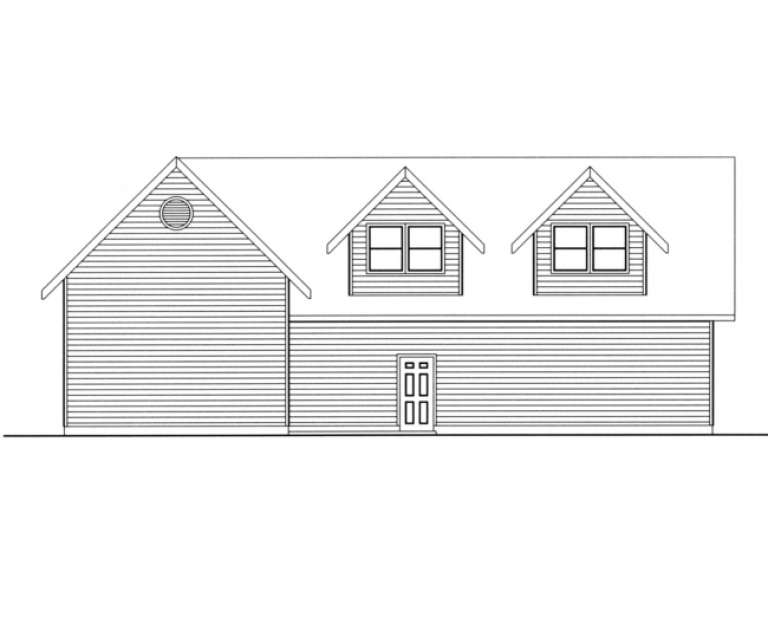 Country House Plan #039-00427 Elevation Photo