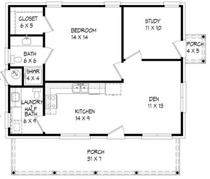 House Plan House Plan #17992 Drawing 1