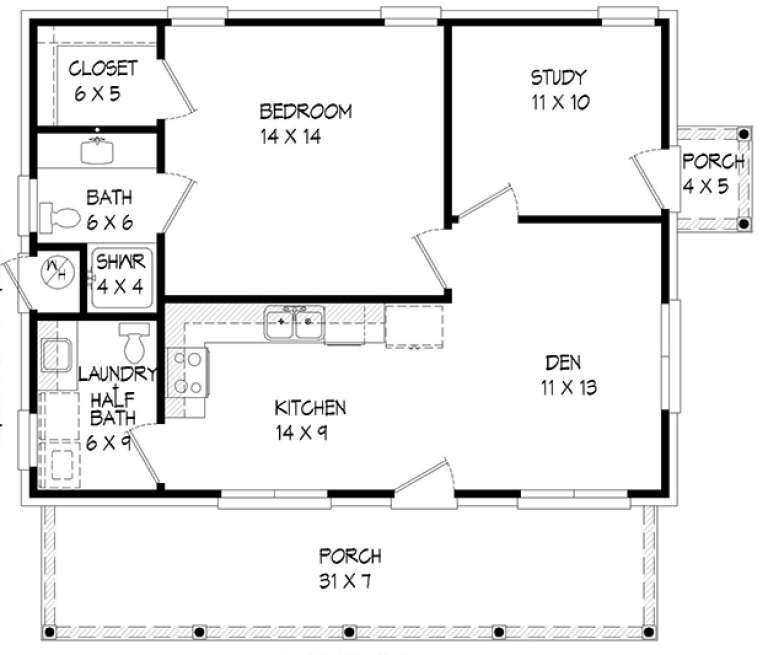 House Plan House Plan #17992 Drawing 1