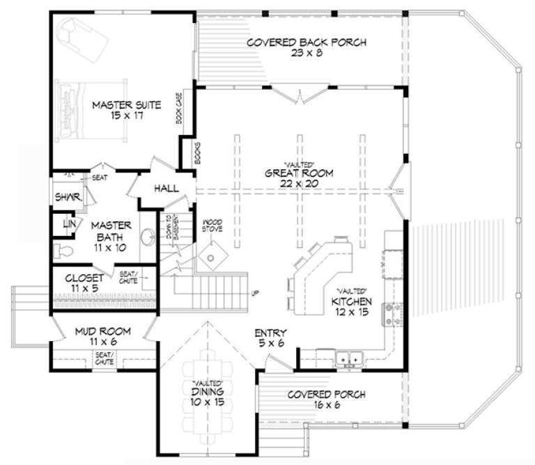 House Plan House Plan #17993 Drawing 1