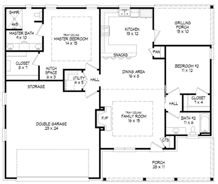 House Plan House Plan #17994 Drawing 1