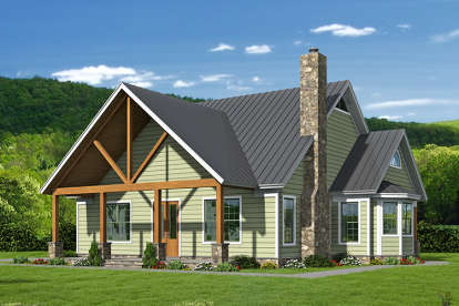 Mountain House Plan #940-00017 Elevation Photo