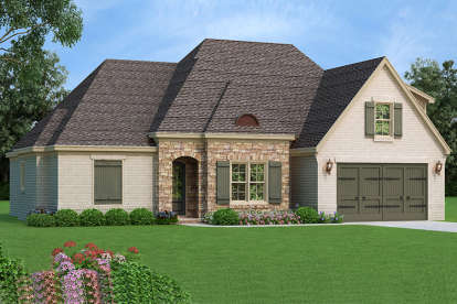 European House Plan #940-00019 Elevation Photo