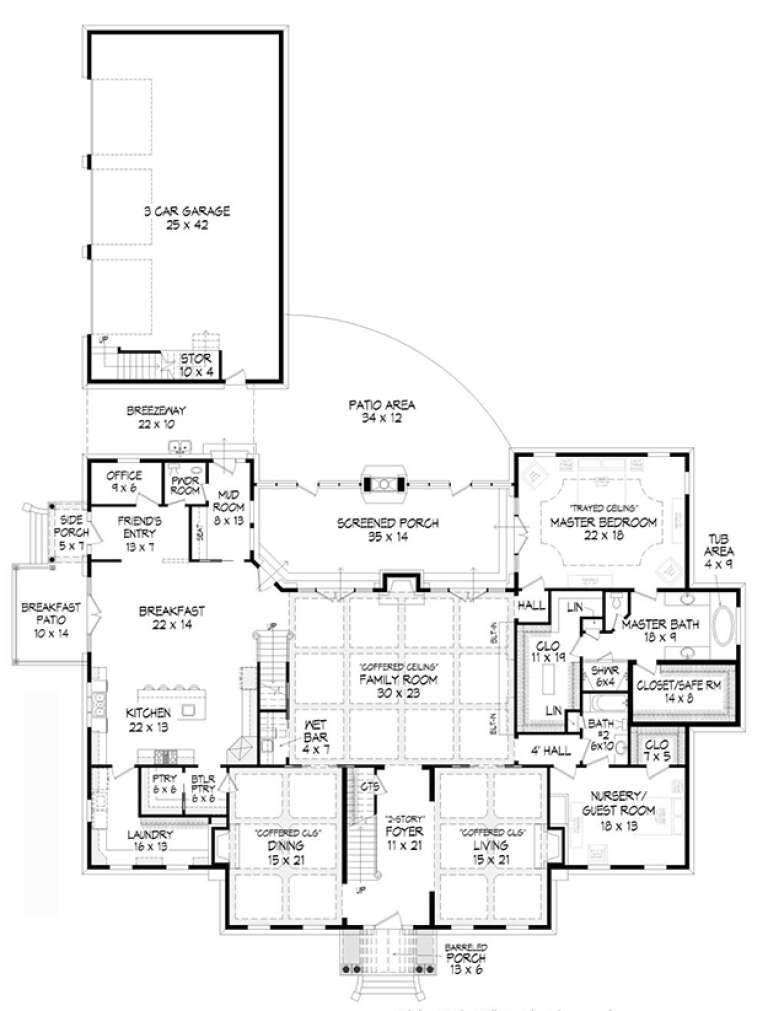 House Plan House Plan #17998 Drawing 1