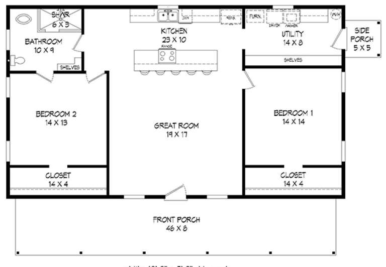 House Plan House Plan #17999 Drawing 1