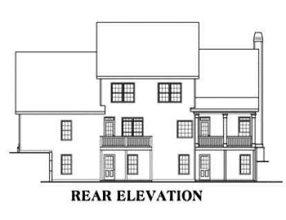 Craftsman House Plan #009-00002 Elevation Photo