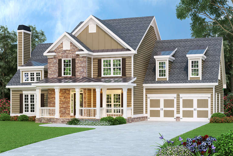 House Plan House Plan #18 Front Elevation