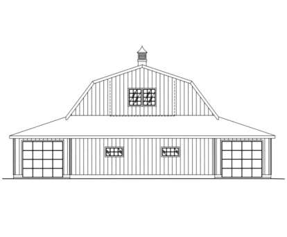 Barn House Plan #039-00428 Elevation Photo