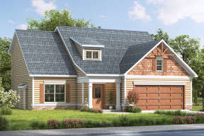 Craftsman House Plan #6082-00001 Elevation Photo